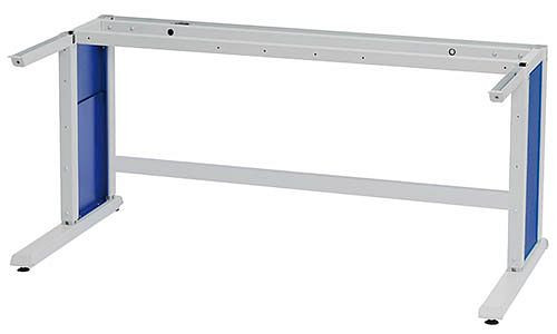 Bedrunka+Hirth Workergo châssis pied C, réglage électrique de la hauteur 2 moteurs, dimensions en mm (LxP) : 2000 x 600, C200E260G