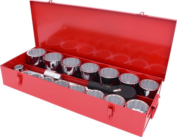 KS Tools Jeu de clés à douille 1", 22 pièces, 911.0824