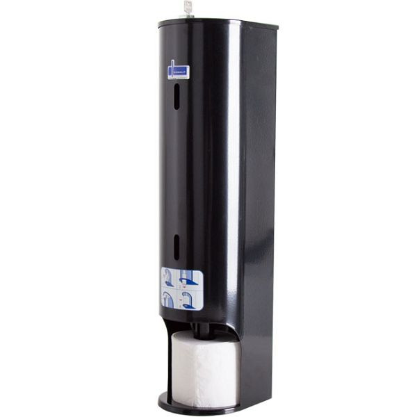 Distributeur de papier toilette KEMMLIT pour 5 rouleaux, noir, 205.577