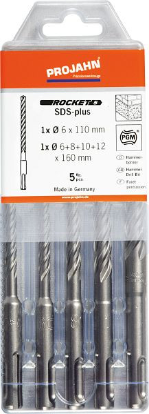 Projahn marteau perforateur fusée 5 set 5 pièces, 83046