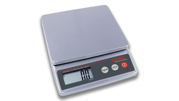 Balance compacte Soehnle, charge maximale : 5 kg, incrément de chiffres : 1 g, 120 x 150 mm, 9203.10.001