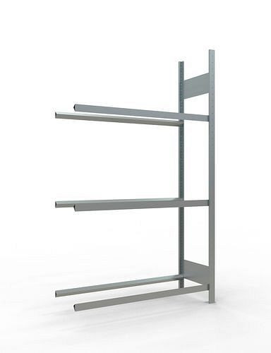 Rack à pneus Schulte, champ supplémentaire, 3 niveaux de stockage, largeur du compartiment 1150 mm, 1156 x 436 x 2000 mm, 278840
