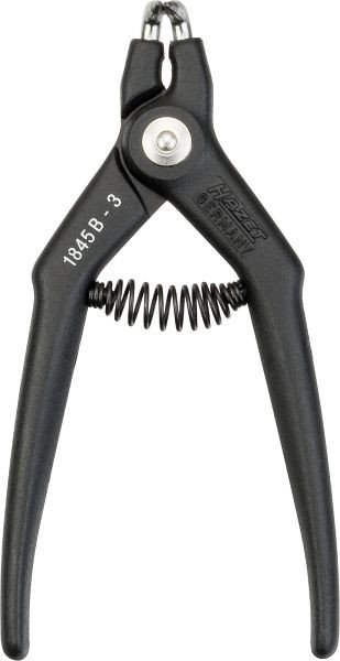 Pince Hazet pour circlips, pointes coudées à 90° (forme B) pour circlips extérieurs, longueur : 130 mm, poids net : 0,05 kg, 1845B-3