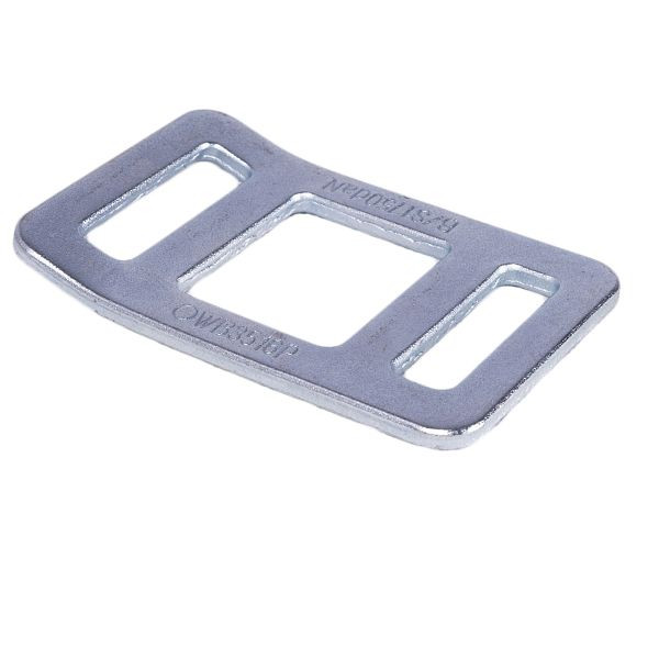 Attaches de barre LINDER, coudées, pour ruban d'arrimage 32 mm, UE : 125 pièces, OWB3516P