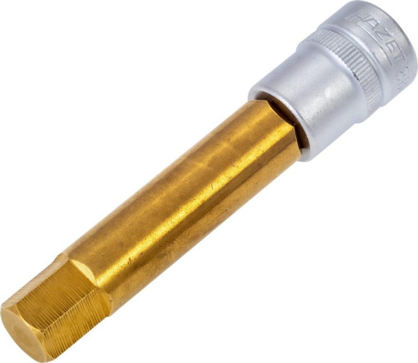 Douille de tournevis Hazet, carré creux 10 mm (3/8 pouce), profil de douille hexagonale, 12 mm, 8801-12