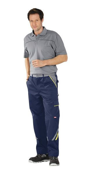 Pantalon Planam Visline, marine/jaune/zinc, taille 90, 2423090
