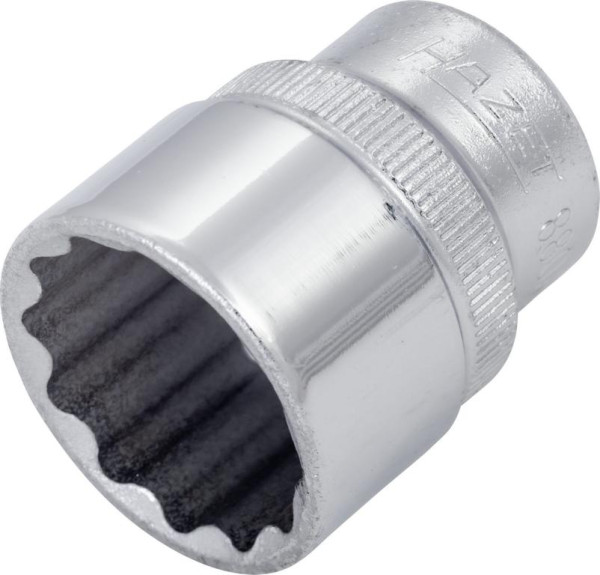 Douille Hazet, bi-hexagonale, carré creux 10 mm (3/8"), profil de traction extérieur double hexagonal, 25/32", 880AZ-25/32