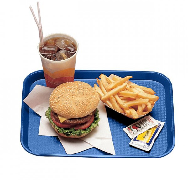 Plateau Cambro Fast Food 35 x 45 cm bleu marine, VE: 12 pièces, 1418FF186
