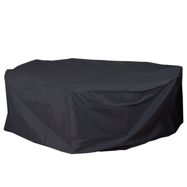 Housse Mendler HWC-J41, bâche de protection bâche de protection, ensemble de mobilier de jardin extérieur, anthracite, rond Ø 310cm, 77649