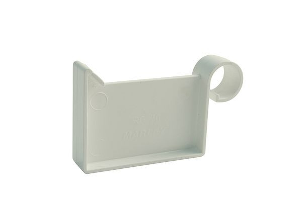 Embout de gouttière Marley box pour gauche et droite RG 70 blanc, 082165