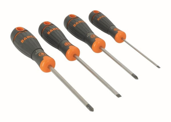 Jeu de tournevis Bahco, BahcoFit, 4 pièces, à fente + PH, B219.004