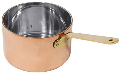 Casserole Contacto 12 cm, profonde en cuivre/acier inoxydable, 8771/120