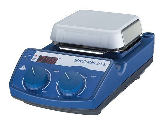 Agitateur magnétique IKA avec chauffage, plaque céramique, C-MAG HS 4, 0003581000