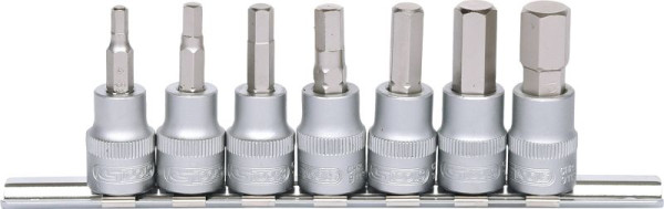 KS Tools Jeu de douilles 3/8", à six pans creux, 7 pièces, 911.3945