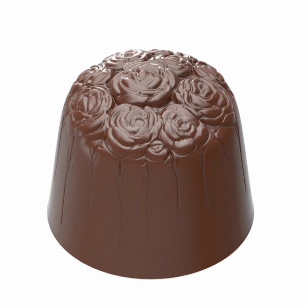 Moule à chocolat Schneider - roses, 275 x 135 x 28 mm / 28 x 28 x 24 mm, 13,5 g, 3 x 7 pièces, 421932