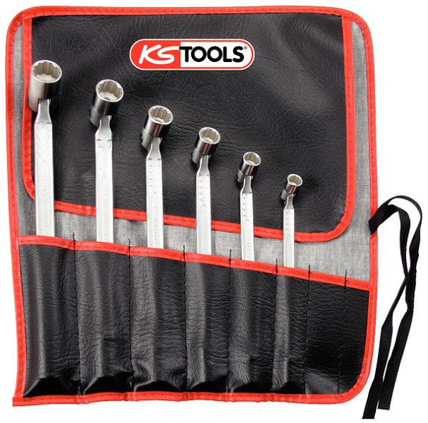 Jeu de clés à double articulation KS Tools, 6 pièces, 517.0310