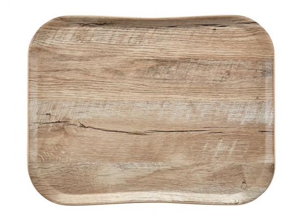 Cambro Versa Century Plateau Polyester Aspect Bois 33 x 43 cm Chêne Clair, Lot de 12, VTC3343TF86