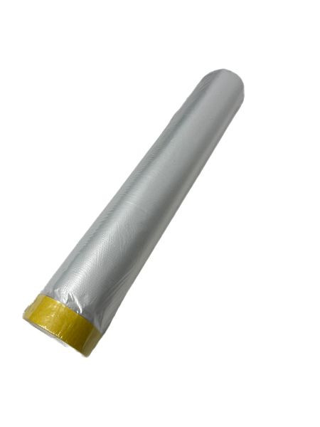 Film de masquage VaGo-Tools avec ruban de masquage 2400 mm x 16 m, UE : 5 pièces, 401-2400-16x5_yv