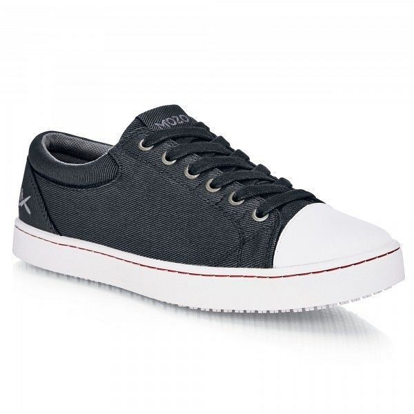 MOZO Herren Arbeitsschuhe GRIND - CANVAS - BLACK/WHITE, schwarz/weiß, Größe: 44, M31165-44
