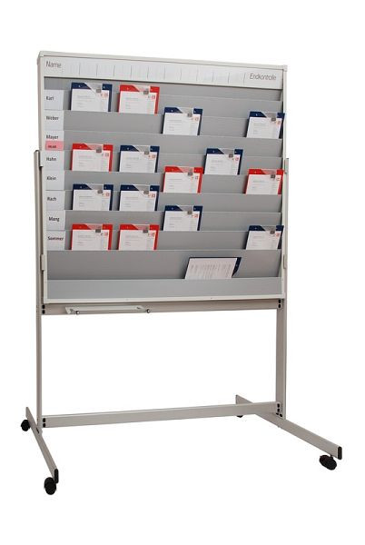 Tableau de planification mobile Eichner, gris clair, 9019-00125