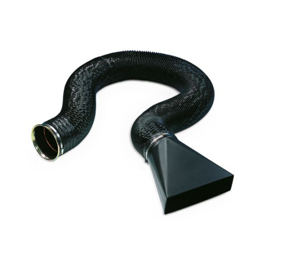 Tuyau d'aspiration ELMAG, Ø 150 mm, longueur 6,0 m, avec buse d'aspiration avec base magnétique, 57791
