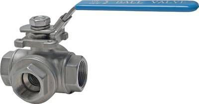 Robinet à boisseau sphérique Hamma en inox, 3 voies pour Misceo 3, 72030502