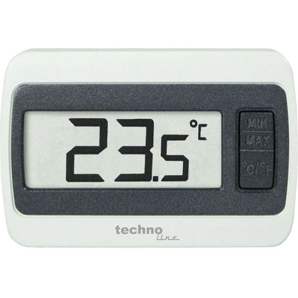 Thermomètre Technoline, dimensions : 60 x 40 x 14 mm, affichage de la température interne, WS 7002