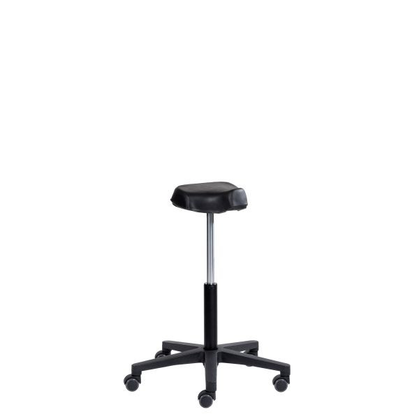 Aide à la verticalisation SOFAME LM 2029 avec roulettes, hauteur d'assise 57-81 cm, piètement en polyamide, sans dossier, W050020012
