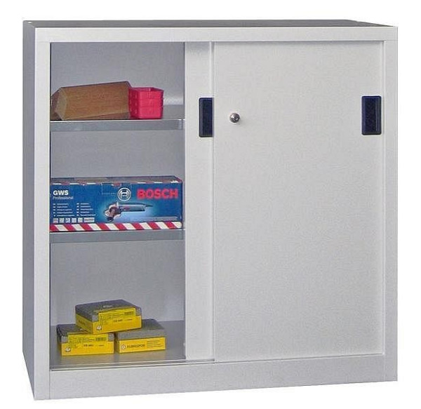 PAVOY Armoire à portes coulissantes avec portes en métal massif, hauteur 1000 mm, 30300-100-500