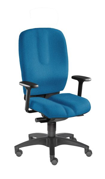 SITWELL MISTER Office, bleu, chaise de bureau sans accoudoirs, SY-88.100-M-90-106-00-44-10