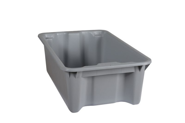 Plastipol-Scheu K 400/0 POLYBOX PP GRIS, 590 mm x 380 mm x 202 mm, 28400016
