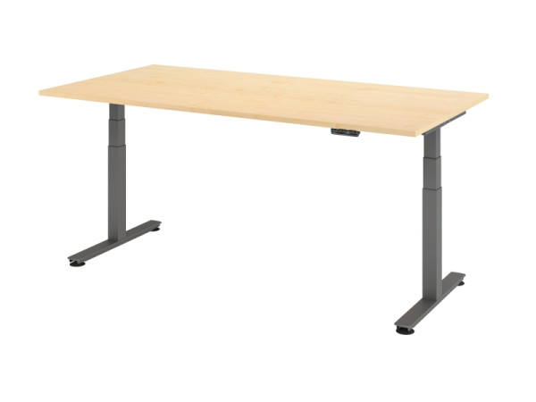 Hammerbacher bureau assis-debout électrique 200x100cm érable, VXDSM2E/3/G
