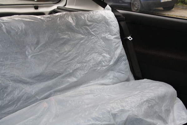 Protecteur de siège double jetable KS Tools, blanc, paquet de 200, 500.8084