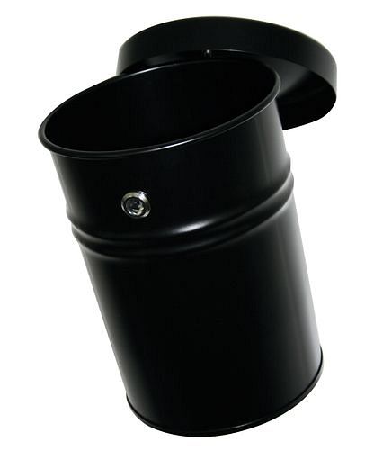 Poubelle noire 24 litres