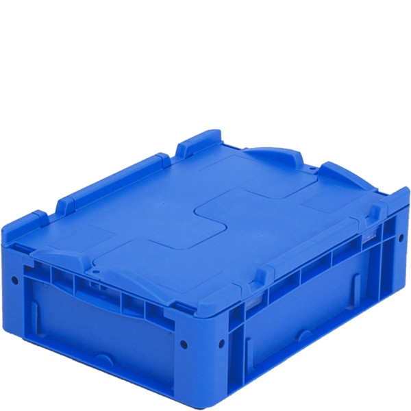 BITO Euro bac gerbable XL1 couvercle/palette /XLD43121 400x300x120 bleu, couvercle, C0292-0046