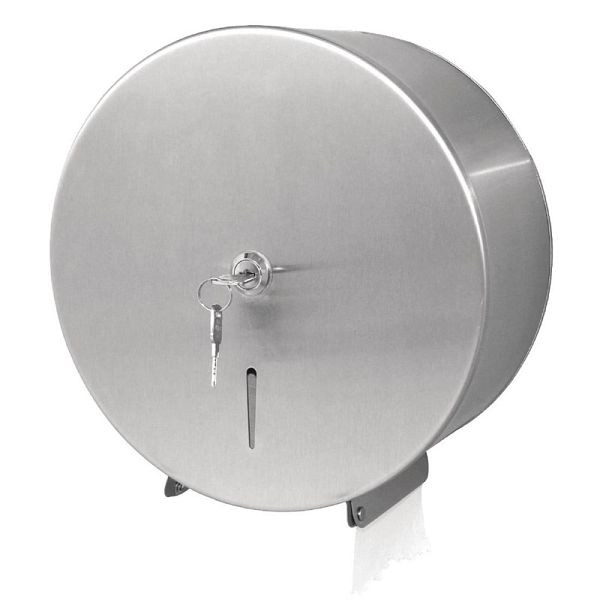 Distributeur de papier toilette Jantex Jumbo en acier inoxydable, GJ031