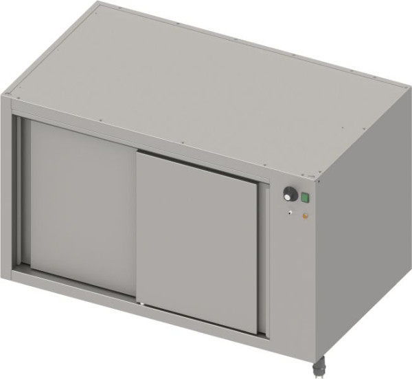 Stalgast armoire inférieure chauffante en acier inoxydable version 2.0 avec portes coulissantes, construction de base 1500x540x660 mm, BX15581F