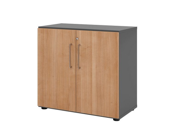 Armoire Hammerbacher 2OH 928T2 graphite/noyer, V928T2/G/N/BS
