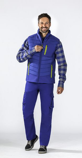 Gilet d'hiver Planam Stretchline, bleu bleuet, taille 4XL, 6693068