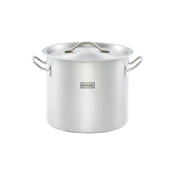 Pot à soupe Gredil forme haute série ECO Ø 280 mm, couvercle inclus, KG0801280