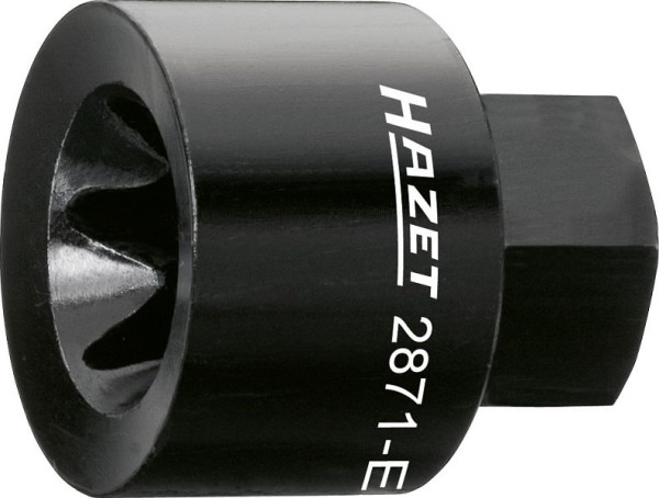 Étrier de frein Hazet insert TORX®, hexagone externe 22 mm, profil TORX® externe, E24, 2871-E24