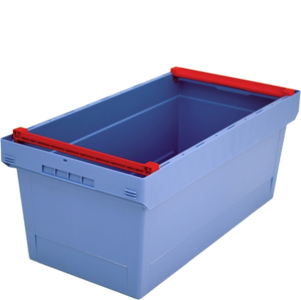BITO conteneur réutilisable MB couvercle/barre/skid /MBB84321 800x400x323 bleu pigeon, barre, C0402-0023