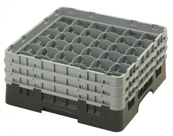Panier de lavage Cambro 36 compartiments Camrack® 17,4 cm noir, paquet de 3, 36S638110