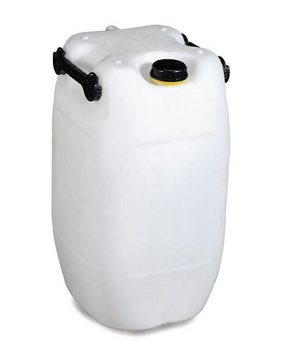 Bidon en plastique DENIOS en polyéthylène (PE), 60 litres, naturellement transparent, 266-992