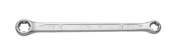 Clé à anneau double ELORA pour vis TORX® externes, 119TXE, longueur: 115 mm, 0119006081000