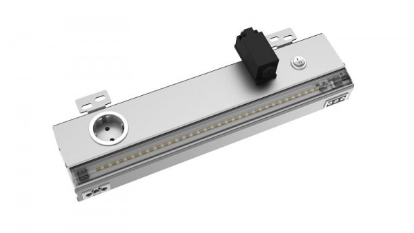 ELMEKO Luminaire de cabinet à LED LLX-400-SW, 100-240V AC, 2.000lm 13W, avec commutateur de position de porte, 72 40X 7SW