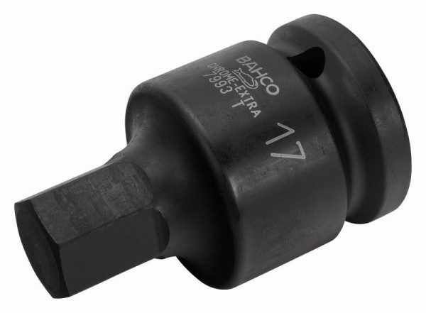 Embout de tournevis mécanique Bahco 3/4", six pans, SW 12 mm, 7993T0120
