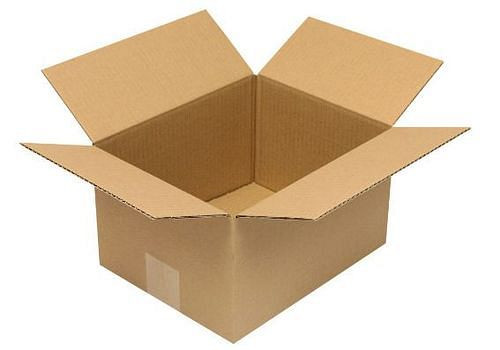 Boîte pliante en carton ondulé TransPak 1 paroi, dimensions intérieures 250 x 200 x 140 mm, format B5, qualité 1.20B, paquet de 50, 299228