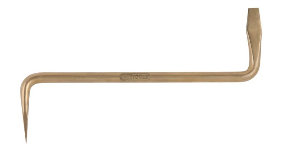 KS Tools BRONZEplus tournevis coudé à fente 4x125 mm, 963.1588