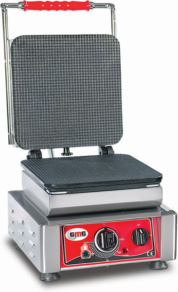 Gaufrier GMG Gelato, 1x (23 x 23 cm), plaque de cuisson interchangeable, très facile à monter, 50° à 300°C, facile à nettoyer, WE-05